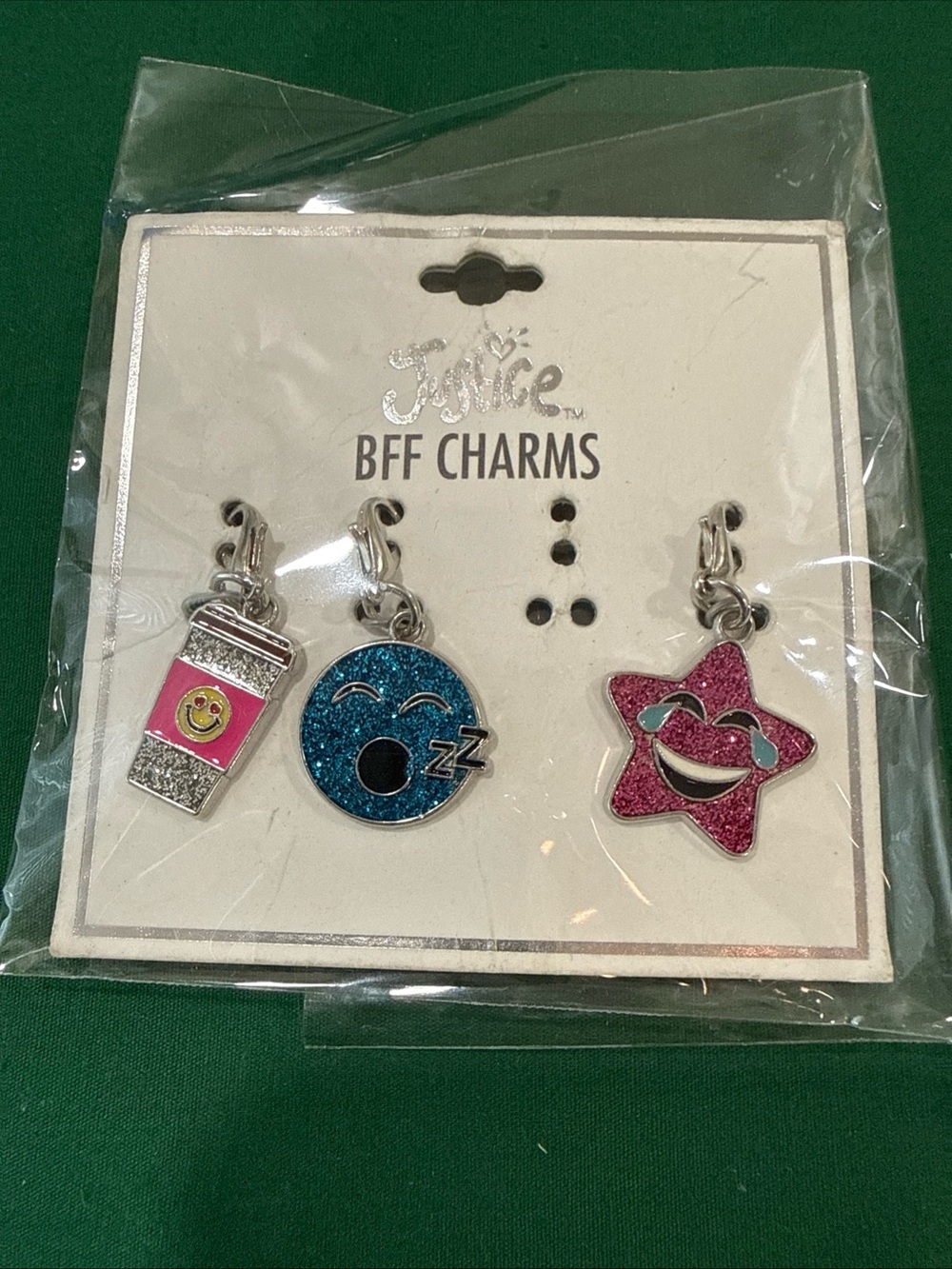 Justice BFF Charms Soda Sleep &Laughing Star. 66B